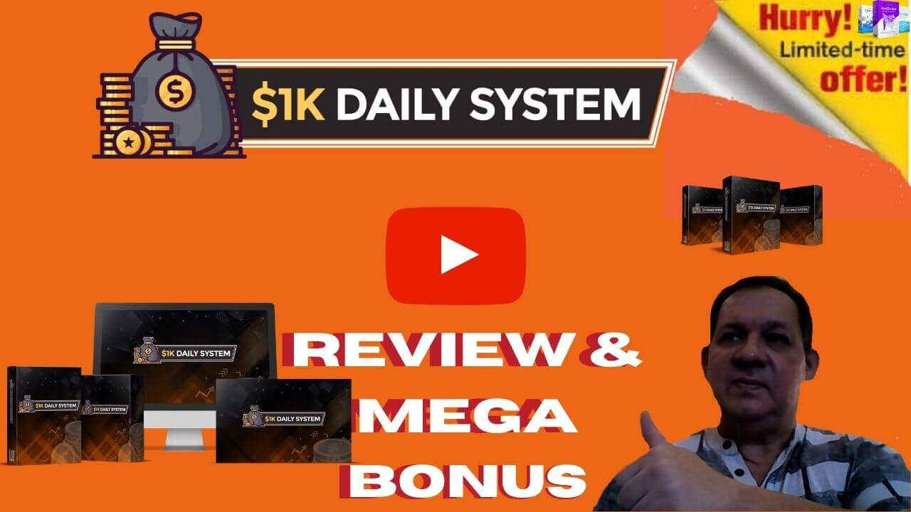 1K Daily System |Glynn Kosky|Mega Bonus