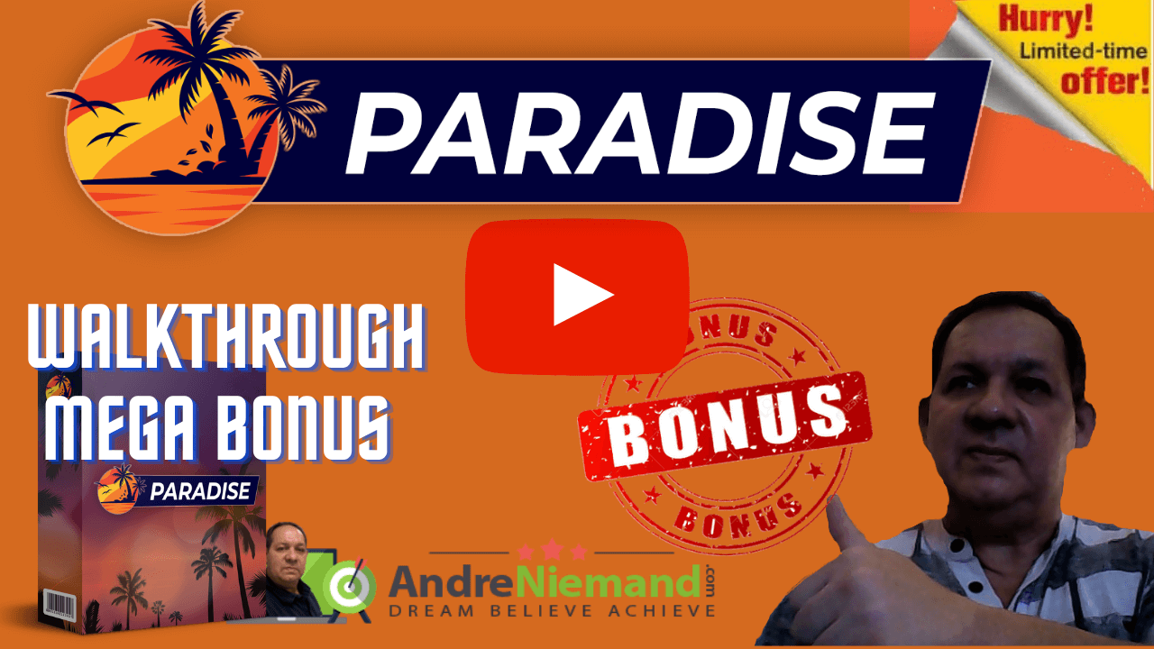Paradise Software Review And Bonus
