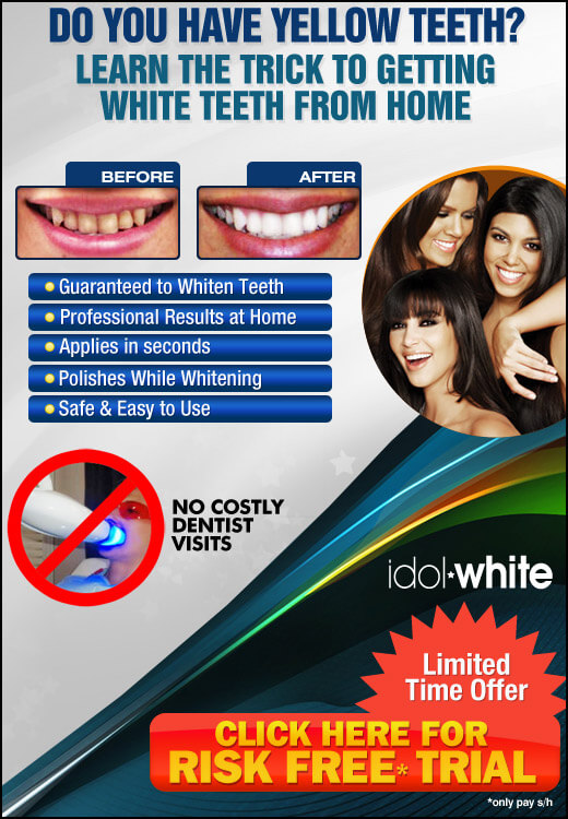 idol white teeth bleaching